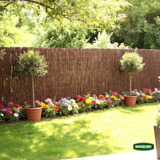 Grasher Bamboo Fencing from Chaste Tree with Whole Wood 2x3m