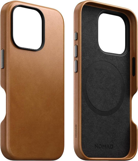 Nomad Back Cover Leder 1.15mm Braune (iPhone 16 Pro)