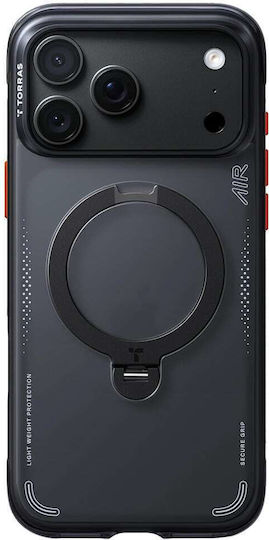 Torras Ostand Q3 Air Черен Калъф За Мобилен Телефон iPhone 18 Pro X00rp102r18031