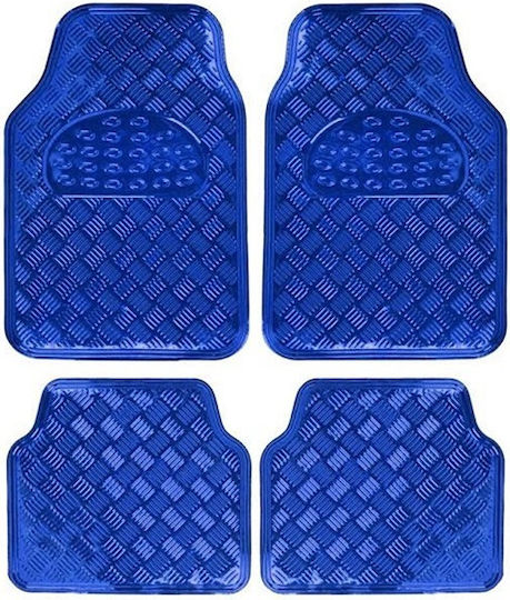 Satz Vorder- und Hintermatten Universal 4Stück aus Gummi Blau