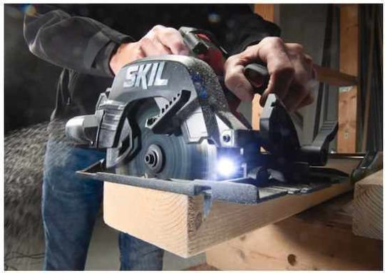 Skil 3571CA Fierăstrău Circular Brushless 20V Solo Cu Sistem De Aspirare