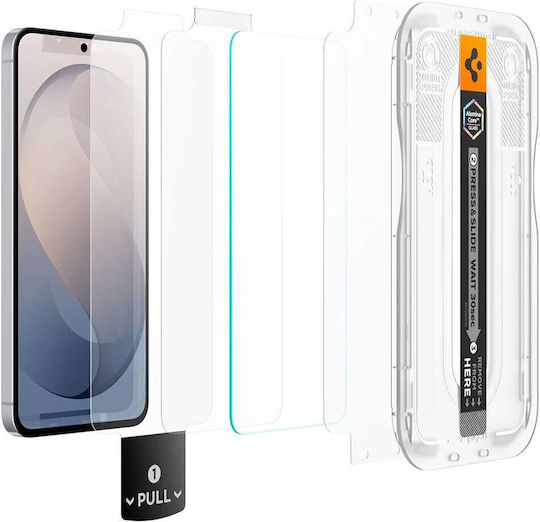 Τζάμι Προστασίας Samsung Galaxy S26 Fe Spigen Glas.tr Ez Fit Pro Ac 2-pack Clear Agl11811