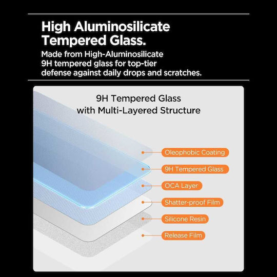 Spigen Alm Glas.tr Slim Ac Gehärtetes Glas 2 Stück OnePlus 15