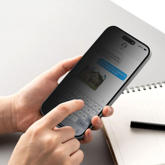 Sticlă de confidențialitate Ringke Easy Slide 2-pack iPhone 18 Pro Max Privacy 8800380462434