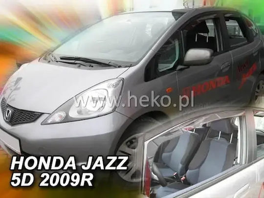 Heko Set deflectoare de vânt Dark Fime pentru Honda Jazz 5D 2009 2buc