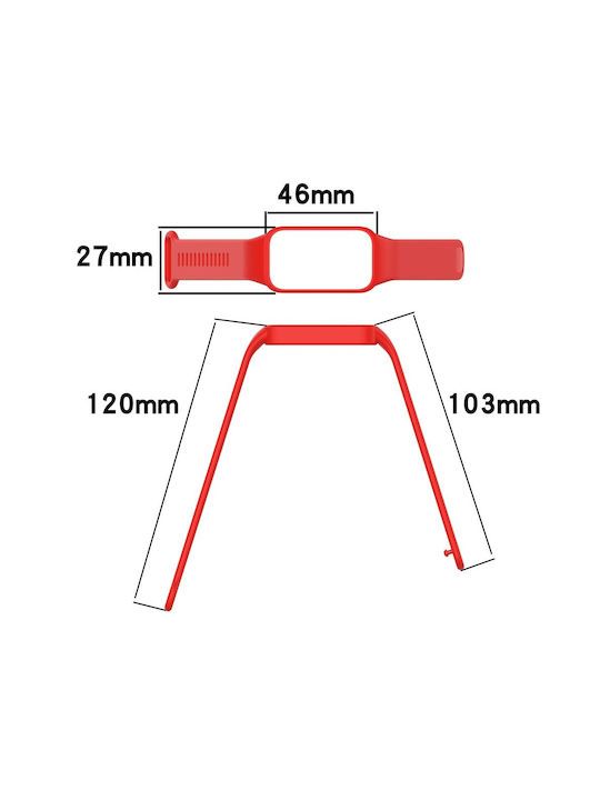 Armband Silikon Weiß (Xiaomi Smart Band 9 Active)