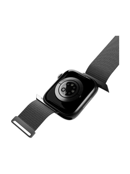 Puro Strap Stainless Steel Black (Apple Watch 44/45/46mm/Ultra 49mm)