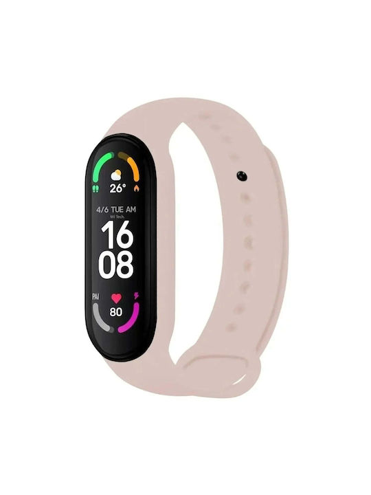 Λουράκι Σιλικόνης Fixed Xiaomi Band 7/mi Band 6/mi Band 5 Ροζ Λουράκι Σιλικόνης Fixed Xiaomi Band 7/mi Band 6/mi Band 5 Ροζ