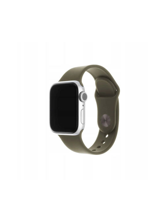 Fixed Silicone Strap Σετ Λουριών Σιλικόνης Apple Watch 42 44 45 49mm Λαδί Fixed Silicone Strap Σετ Λουριών Σιλικόνης Apple Watch 42 44 45 49mm Λαδί