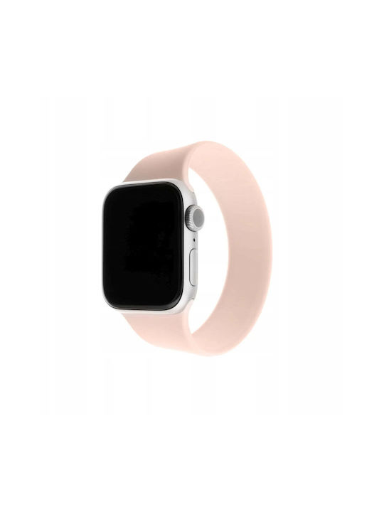 Fixed Elastic Silicone Strap Fixed Silicone Strap Apple Watch 42 44 45 46 49mm Size L Pink Fixed Elastic Silicone Strap Fixed Silicone Strap Apple Watch 42 44 45 46 49mm Size L Pink