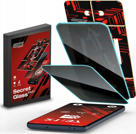 Privacy Glass Screen Protector Secretglass Easy Compatible with Sony Xperia 1 Vi 2 Pieces