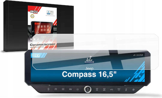 Grizzglass Folie Ceramică Protectoare Cardisplay Protection Jeep Compass 16 5'' 2025-2026