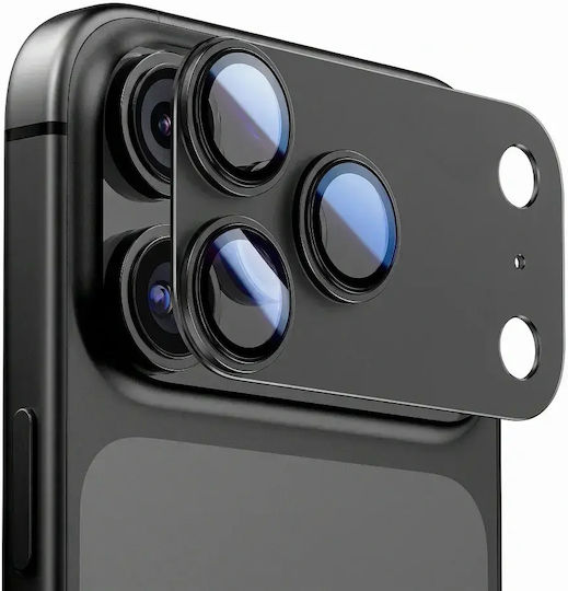 Tech-Protect Camfull Fit+ Handy-Kameraschutz Gehärtetes Glas Schwarz für das iPhone 18 Pro Max