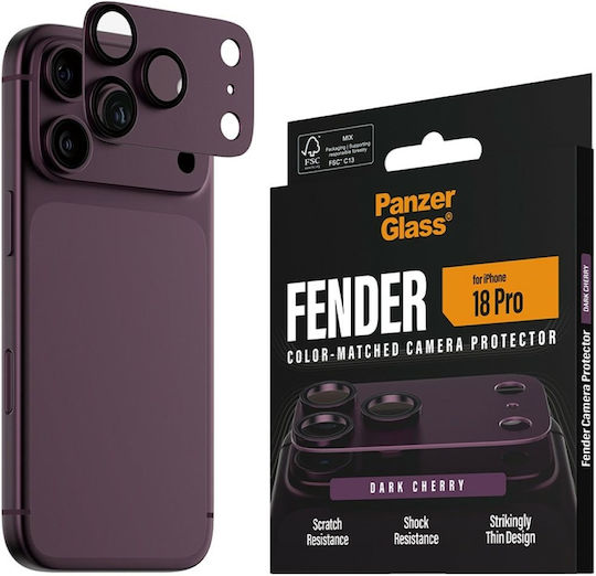 PanzerGlass Fender Camera Protection Tempered Glass Purple for Apple iPhone 18 Pro