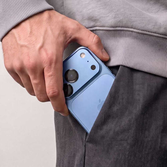 Tech-Protect Camring Fit+ Защита на камерата Закалено стъкло Черен за iPhone 18 Pro / Max