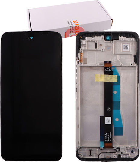 Генуинен Екран С Подрамка Xiaomi Redmi 15 4g Poco M7 Европейска Версия Черен Service Pack 560001o19ap00