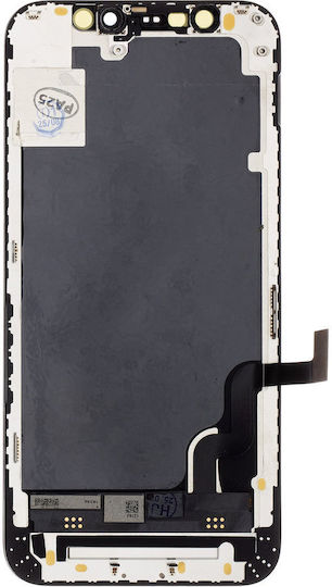 Οθόνη True Color με Μηχανισμό Αφής και Πλαίσιο για iPhone 12 Mini (Μαύρο)