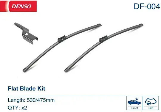 Denso Flat Blade Set Frontal Lamele Ștergătoare Auto 530mm/480mm