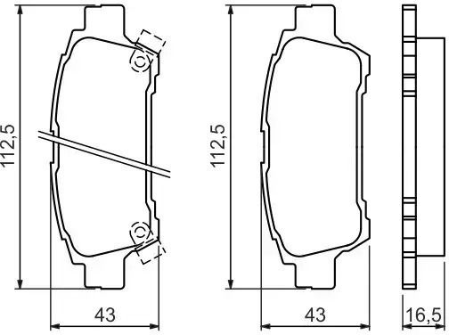 Bosch Disc Brake Pad Set