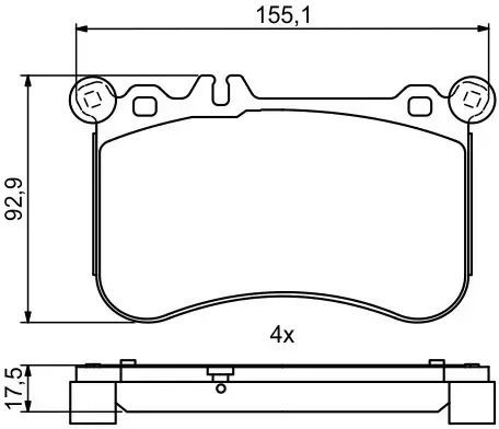 Bosch Disc Brake Pad Set