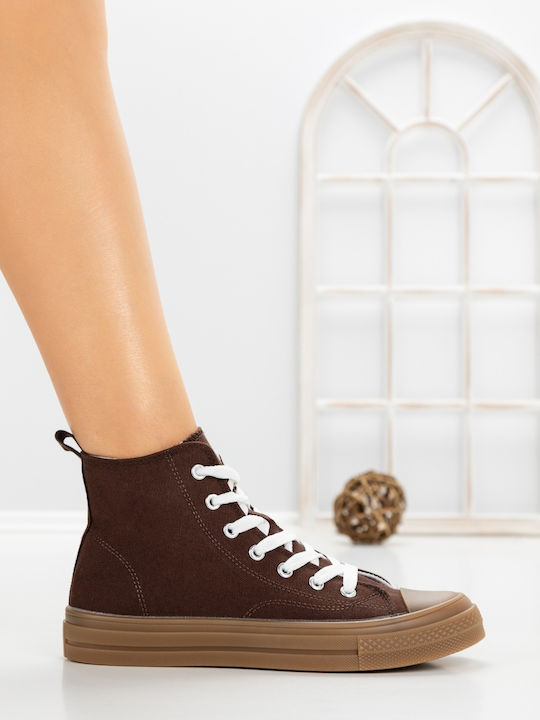 Adidași Flatforms Pentru Femei Maro
