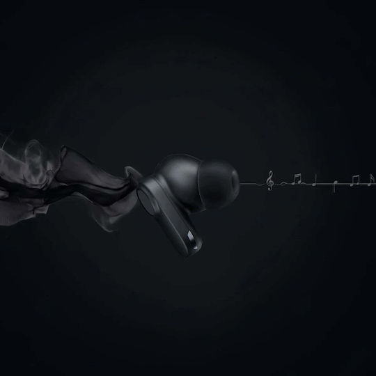 3MK Fitpods In ear Bluetooth Безжични слушалки Акустики с Устойчивост на изпотяване и Калъф за зареждане Черни