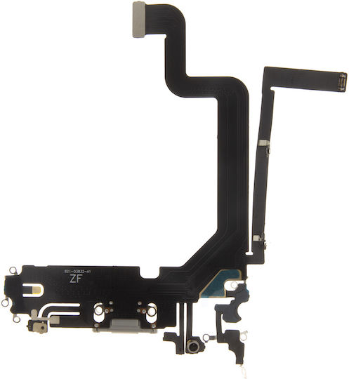 Apple iPhone 14 Pro Max Flexkabel Ladeanschluss Silber OEM