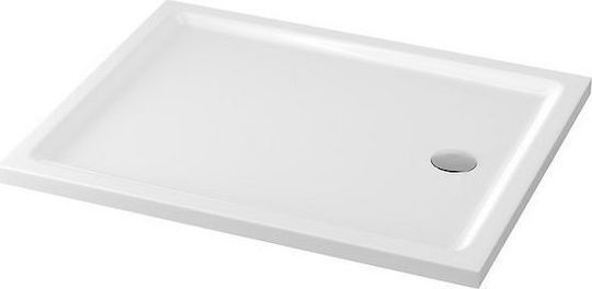 Cersanit Ορθογώνια Ακρυλική Ντουζιέρα 120x90cm Λευκή