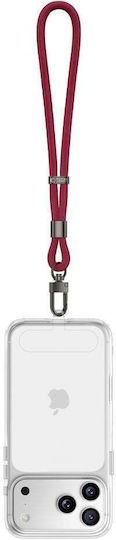 Tech-Protect C11S Rope Handgelenkriemen Für Handydekoration Burgundisch