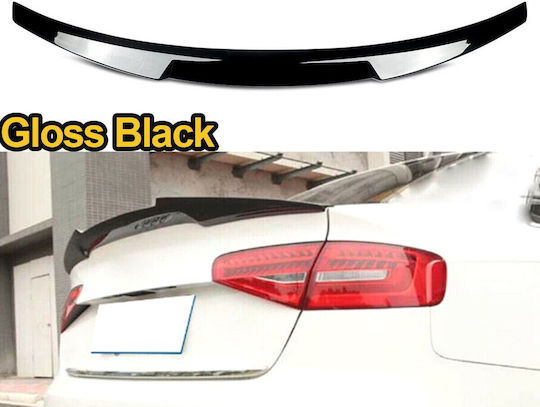 Autoheckspoiler Kofferraum Schwarz Kunststoff Glänzend Audi A4 B8 2009-2015