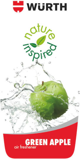 Wurth Lufterfrischer-Karte Autoanhänger Nature Inspired Grüner Apfel 1Stück