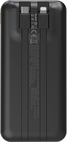 Wozinsky WFC-15B Външна батерия 20000mAh 22.5W Power Delivery / Quick Charge Черна