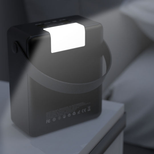 Wozinsky W8-B Външна батерия 100000mAh 30W с 2 USB-A изходни порта и 2 USB-C изходни порта Черна