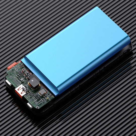 Wozinsky WFC-15B Външна батерия 20000mAh 22.5W Power Delivery / Quick Charge Черна