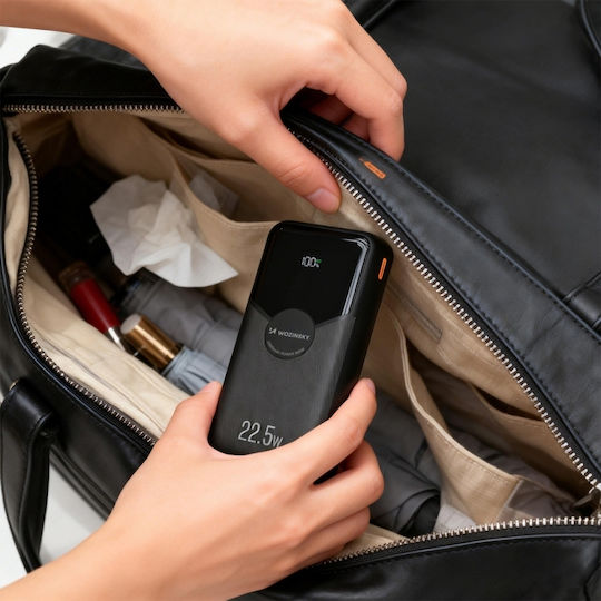 Wozinsky WFC-15B Външна батерия 20000mAh 22.5W Power Delivery / Quick Charge Черна