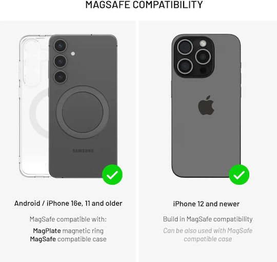 Fixed MagZen5 Stand MagSafe Power Bank 5000mAh mit USB-C Ausgangsanschlüsse Grau