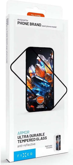 Fixed Armor Ultra Durable Tempered Glass Dust Applicator Ar Coating Apple Iphone 14 Pro Black