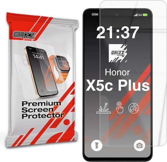 Grizzglass Υβριδικό Γυαλί Προστασίας Οθόνης Honor X5 Plus
