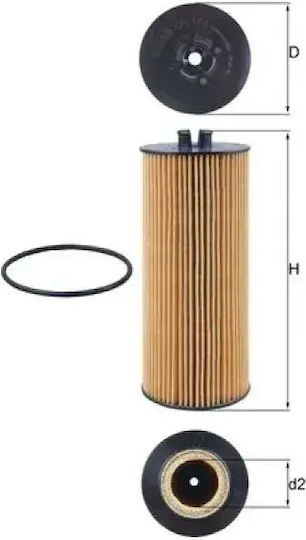 Mahle Oil Filter Ox 174d