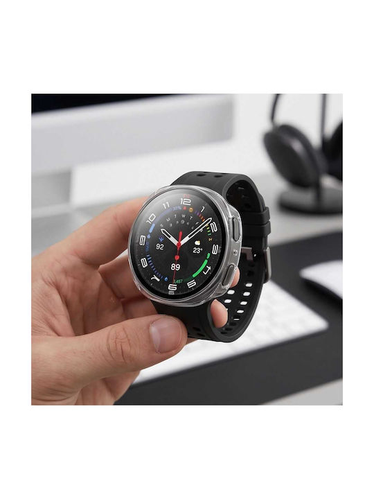 Tech-Protect Defense 2-Pack Samsung Galaxy Watch 8 9 44 Mm Negru Mat și Transparent 5906302324699