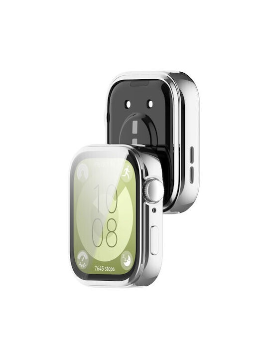 Schützende Hartschale Elektroplattierung Huawei Watch Fit 3 Silber Schützende Hartschale Elektroplattierung Huawei Watch Fit 3 Silber