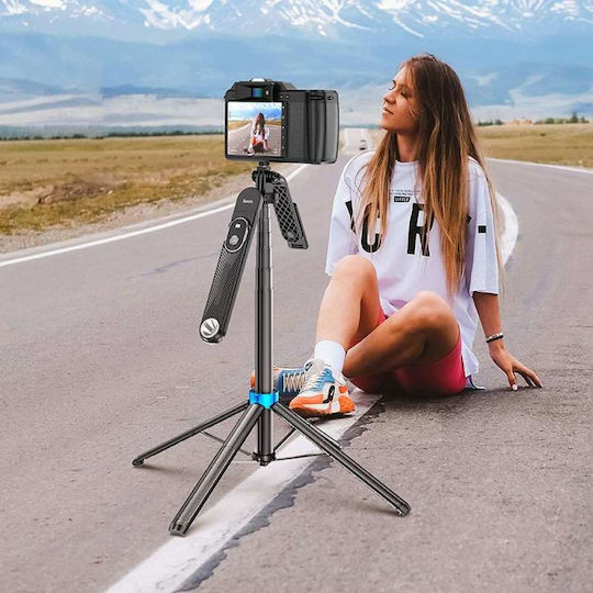 Hoco K22 Handy Selfie Stick Trepied Pentru Telefoane Mobile Bluetooth Negru