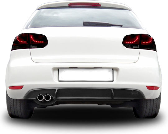 Diffusor Rückseite Stoßstange Vw Golf Vi 6 08-12 Gti Look Linke Auspufföffnung Abs Kunststoff 1 Stück