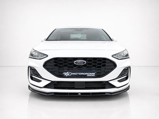 Motordrome Spoiler Auto Vorderseite Kompatibel mit Ford Schwerpunkt 2018