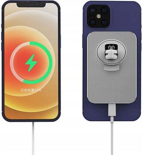 Vega Ladegerät 15W Kabelloses Ladegerät Auto-Halterung Weiß Magsafe iPhone/Android