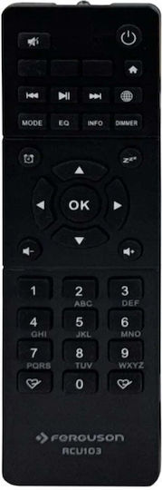 Ferguson Regent I101 Επιτραπέζιο Ραδιόφωνο Ρεύματος DAB+ με Bluetooth Μαύρο