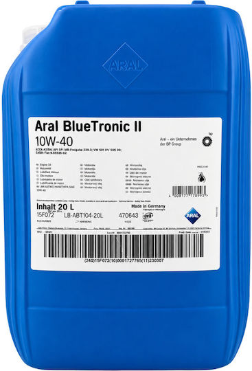 Aral Tronic II Масло за Автомобили 10W-40 20лт