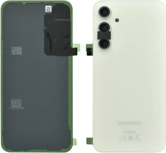 Samsung Galaxy S23 Fe Battery Door + Battery Door Adhesive + Back Camera Lens Bezel Cream Oem