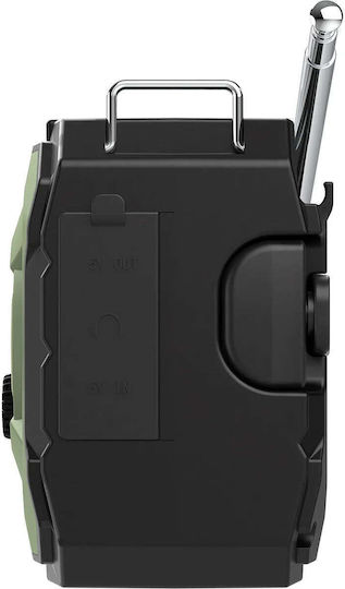 Kruger & Matz Handheld Radio Solar mit USB Grüne