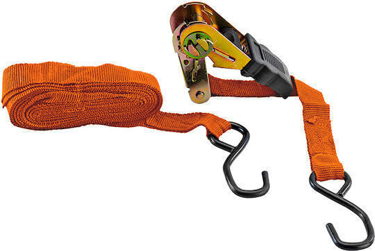 Bormann Bormann Auto-Gepäckgurt 500x2.5cm mit Ratsche Orange